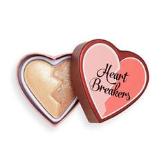 Skaistalai Makeup Revolution Heartbreakers - Brightener 10 g Golden цена и информация | Бронзеры (бронзаторы), румяна | pigu.lt