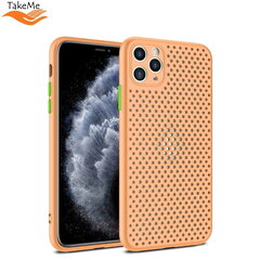 TakeMe "Дышащий" TPU Ультра-тонкий чехол-крышка для Apple iPhone X / Xs Желтый цена и информация | Чехлы для телефонов | pigu.lt