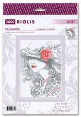 Siuvinėjimo rinkinys Riolis 1887 Paslaptinga rožė kaina ir informacija | Siuvinėjimo priemonės | pigu.lt