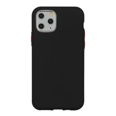 Mocco Soft Cream Silicone Back Case for Samsung Galaxy S21 Plus Black kaina ir informacija | Telefono dėklai | pigu.lt