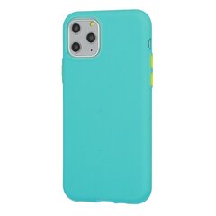 Mocco Soft Cream Silicone Back Case for Apple iPhone 12/12 Pro Green kaina ir informacija | Telefono dėklai | pigu.lt