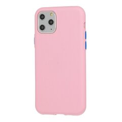 Mocco Soft Cream Silicone Back Case for Apple iPhone 12 Mini Light Pink kaina ir informacija | Telefono dėklai | pigu.lt