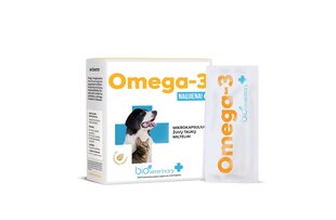 Papildas Omega3, 1 x 28 vnt цена и информация | Витамины, добавки, средства от паразитов для собак | pigu.lt