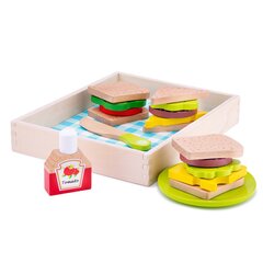 Детский деревянный набор закусок для пикника цена и информация | Развивающие игрушки | pigu.lt