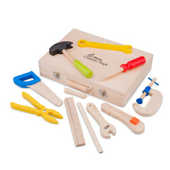 Набор деревянных инструментов (10 шт.), New Classic Toys 18280 цена и информация | Игрушки для мальчиков | pigu.lt