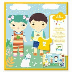 Многоразовые наклейки - Одежда Djeco DJ09070 цена и информация | Развивающие игрушки | pigu.lt