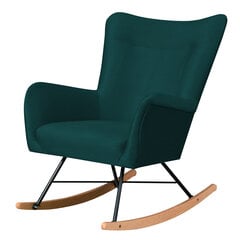 Кресло-качалка Selsey Fianna, зеленое цена и информация | Кресла в гостиную | pigu.lt