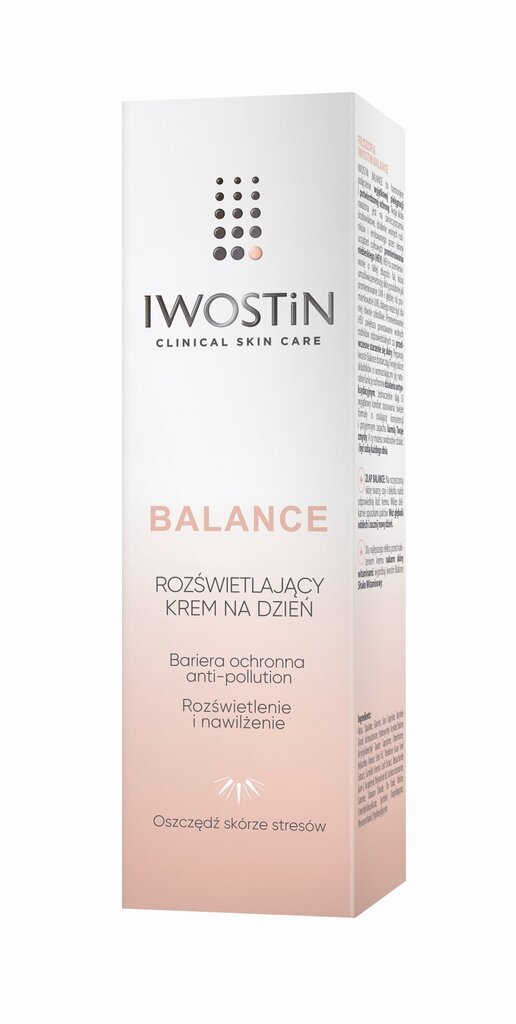 Dieninis veido kremas Iwostin Balance, 50 ml цена и информация | Veido kremai | pigu.lt