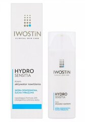 Drėkinamasis veido kremas Iwostin Hydro Sensitia, 50 ml kaina ir informacija | Veido kremai | pigu.lt