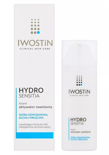 Drėkinamasis veido kremas Iwostin Hydro Sensitia, 50 ml kaina ir informacija | Veido kremai | pigu.lt