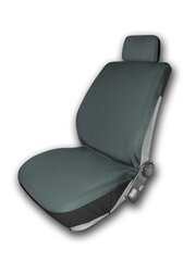 Vienspalvis priekinių sėdynių užvalkalų komplektas, pilkas kaina ir informacija | Sėdynių užvalkalai, priedai | pigu.lt