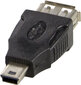 Adapteris Deltaco USB-72 USB-A, Mini-B kaina ir informacija | Adapteriai, USB šakotuvai | pigu.lt