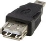 Adapteris Deltaco USB-72 USB-A, Mini-B kaina ir informacija | Adapteriai, USB šakotuvai | pigu.lt