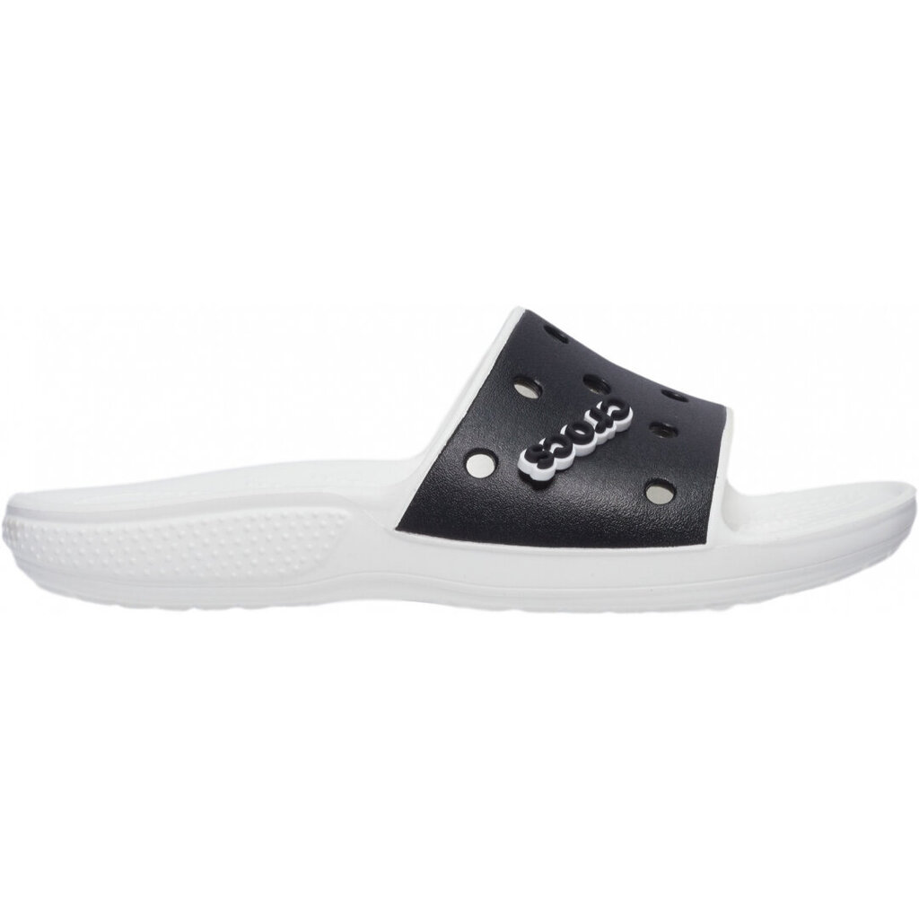 Šlepetės moterims Crocs™ Classic Colorblock Slide, juodos kaina ir informacija | Šlepetės moterims | pigu.lt