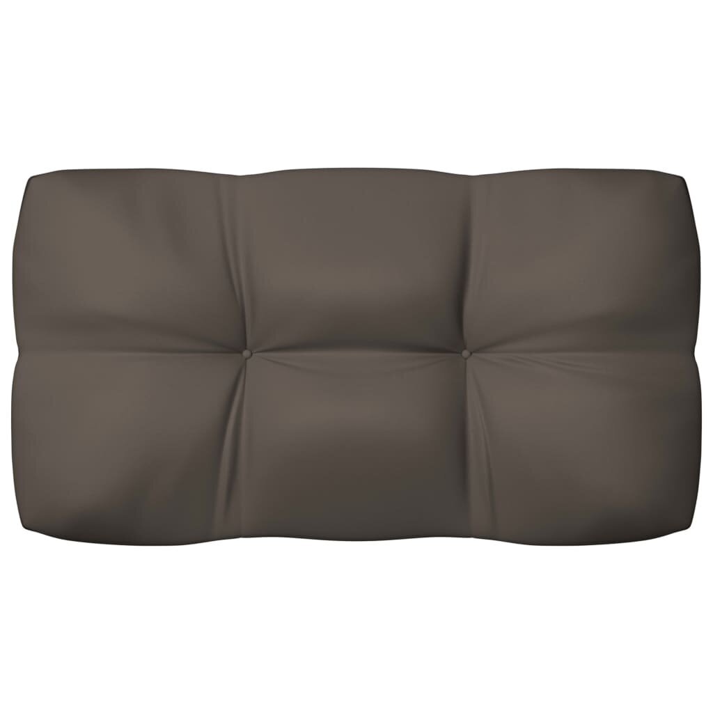 Pagalvėlės sofai iš palečių, 7 vnt., rudos spalvos kaina ir informacija | Pagalvės, užvalkalai, apsaugos | pigu.lt