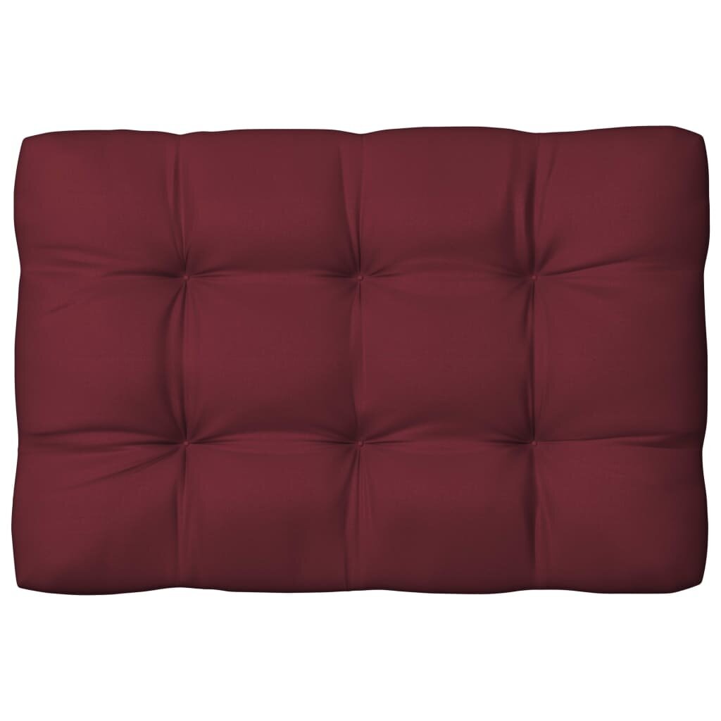 Pagalvėlės sofai iš palečių, 7 vnt., raudonos цена и информация | Pagalvės, užvalkalai, apsaugos | pigu.lt