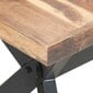 Valgomojo stalas, 160x80x75cm, mediena su dalbergijos apdaila kaina ir informacija | Virtuvės ir valgomojo stalai, staliukai | pigu.lt