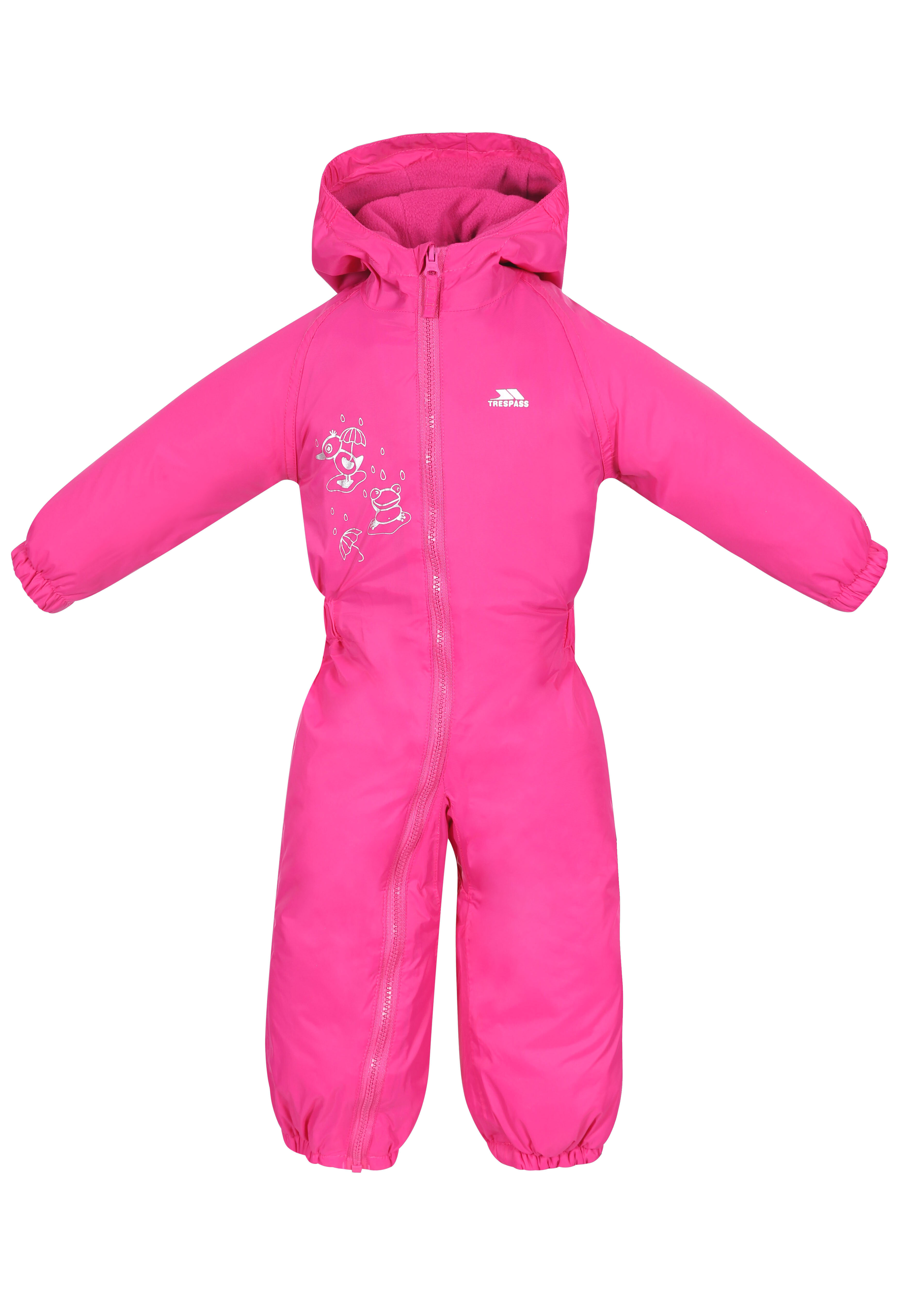 Kombinezonas vaikams Trespass Dripdrop Babies Rain Suit, rožinis kaina |  pigu.lt