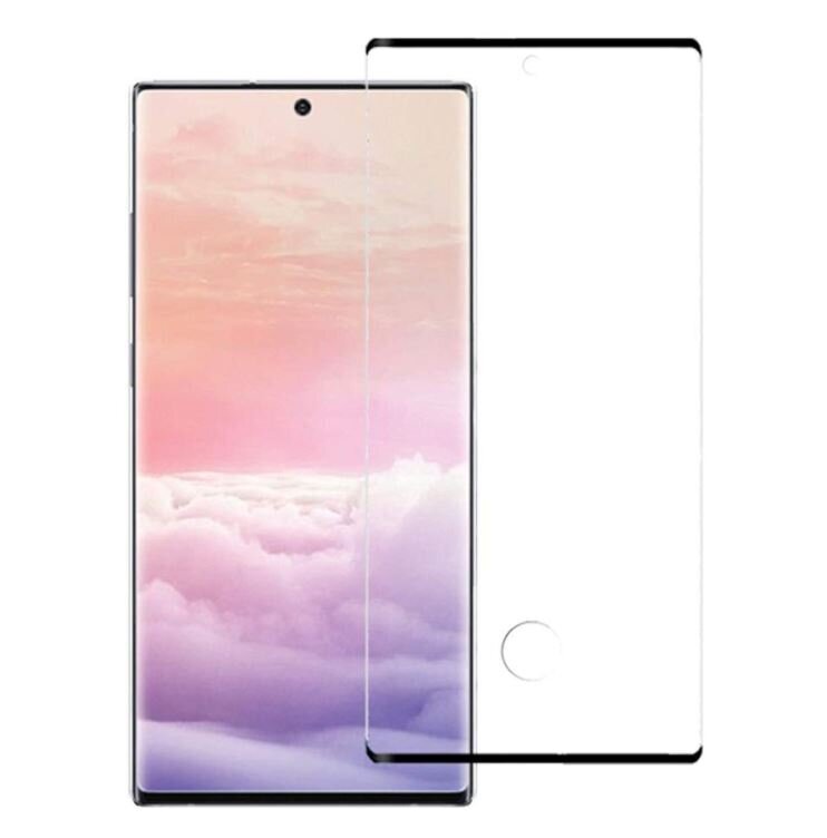 Tellur apsauginis stiklas, skirtas Samsung Galaxy Note 10, juodas kaina ir informacija | Apsauginės plėvelės telefonams | pigu.lt