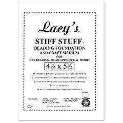 Материал для основы украшений LACY'S STIFF STUFF 10,5x13,75см цена и информация | Принадлежности для изготовления украшений, бисероплетения | pigu.lt