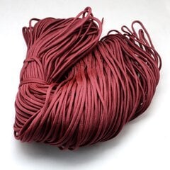 Parašiutų virvė(paracord) 4mm bordo 1m kaina ir informacija | Papuošalų gamybai, vėrimui | pigu.lt