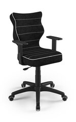 Детское офисное кресло Entelo Duo VS01 5, черное цена и информация | Офисные кресла | pigu.lt