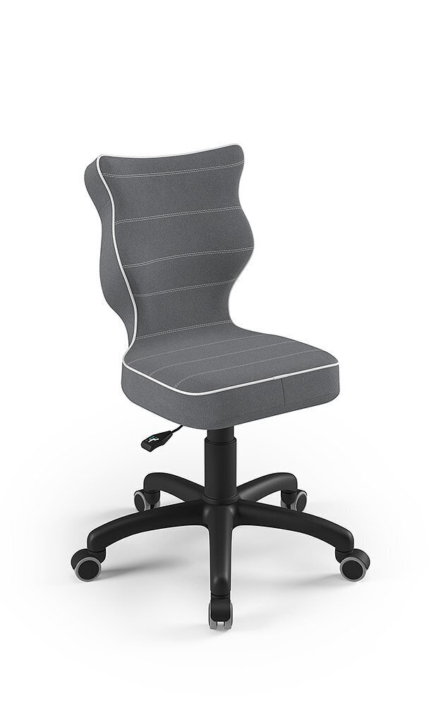 Vaikiška kėdė Entelo Petit Black JS33, tamsiai pilka kaina ir informacija | Biuro kėdės | pigu.lt