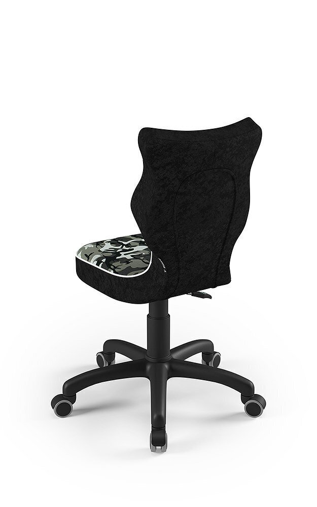 Ergonomiška vaikiška kėdė Entelo Petit Black ST33, pilka/juoda kaina ir informacija | Biuro kėdės | pigu.lt