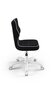 Vaikiška kėdė Entelo Petit White JS01, juoda kaina ir informacija | Biuro kėdės | pigu.lt