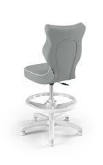 Vaikiška kėdė Entelo Petit White JS03 su atrama kojoms, pilka kaina ir informacija | Biuro kėdės | pigu.lt