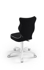 Эргономичное детское кресло Entelo Petit White JS01, черное цена и информация | Офисные кресла | pigu.lt