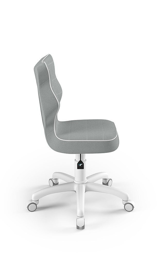 Ergonomiška vaikiška kėdė Entelo Petit White JS03, pilka kaina ir informacija | Biuro kėdės | pigu.lt