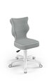 Ergonomiška vaikiška kėdė Entelo Petit White JS03, pilka