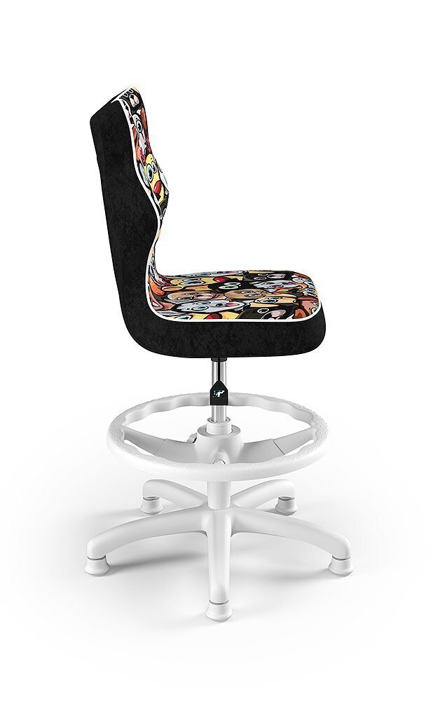 Ergonomiška vaikiška kėdė Entelo Petit White ST28, įvairiaspalvė/juoda kaina ir informacija | Biuro kėdės | pigu.lt