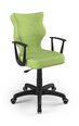 Ergnomiška biuro kėdė Entelo Norm VS05, žalia/balta