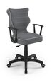 Ergonomiška biuro kėdė Entelo Norm JS33, tamsiai pilka/balta