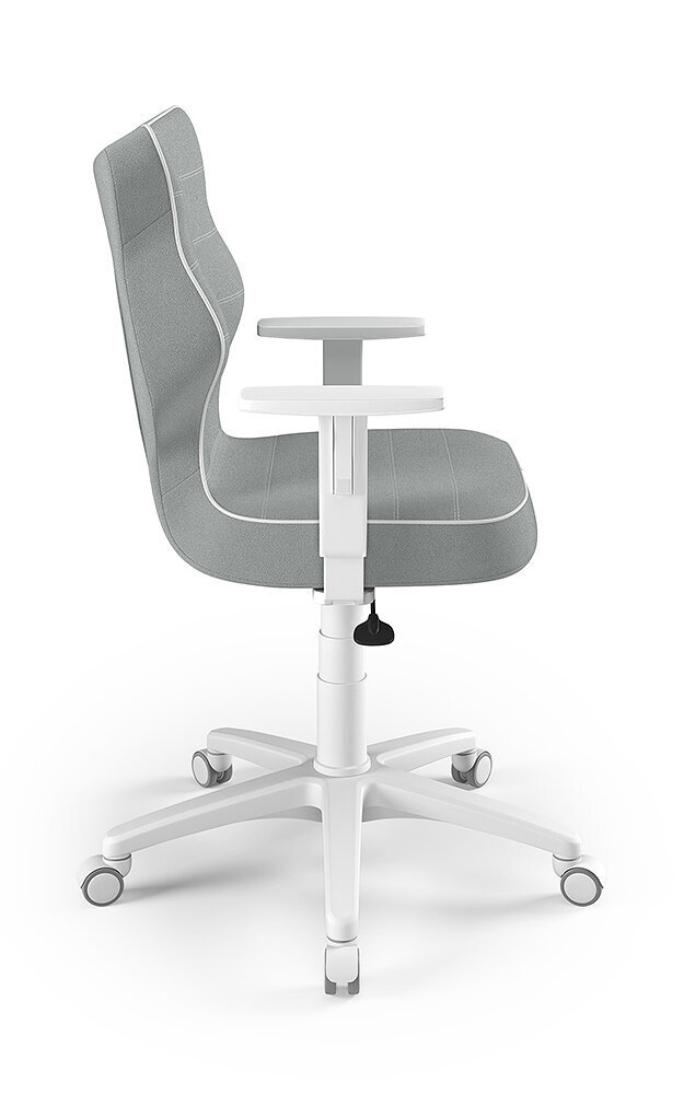 Biuro kėdė Entelo Duo JS03 6, pilka/balta kaina ir informacija | Biuro kėdės | pigu.lt