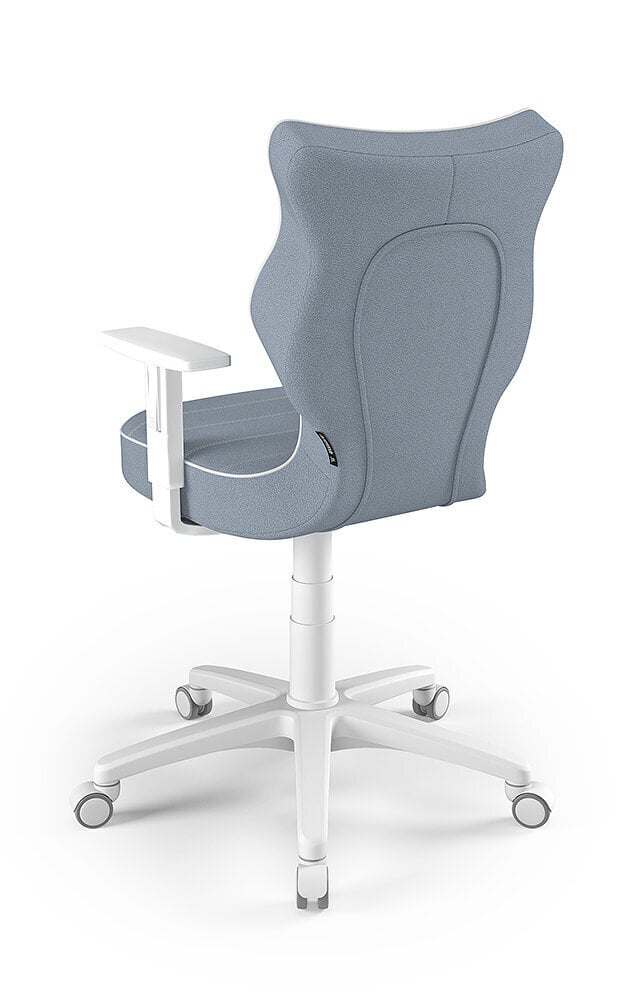 Biuro kėdė Entelo Duo JS06 6, mėlyna/balta цена и информация | Biuro kėdės | pigu.lt