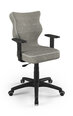 Biuro kėdė Entelo Duo VS03 6, pilka/juoda