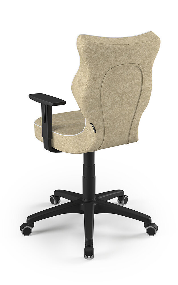 Biuro kėdė Entelo Duo VS26 6, juoda/smėlio spalvos цена и информация | Biuro kėdės | pigu.lt