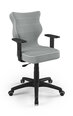 Офисное кресло Entelo Duo JS03 6, серое/черное