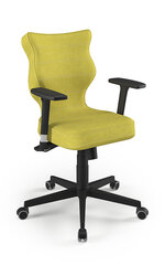 Biuro kėdė Entelo Nero DC19 6, geltona/juoda kaina ir informacija | Biuro kėdės | pigu.lt