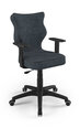Офисное кресло Entelo Duo AT04 6, темно-серое/черное