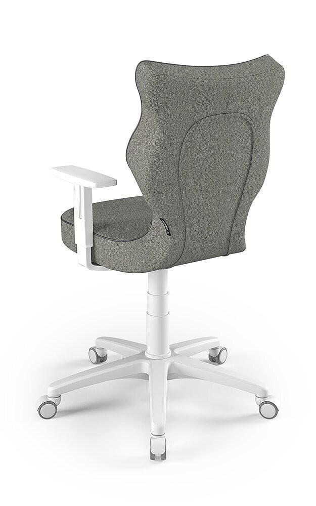 Biuro kėdė Entelo Duo TW03 6, pilka/balta kaina ir informacija | Biuro kėdės | pigu.lt