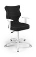 Biuro kėdė Entelo Duo FC01 6, juoda/balta