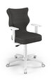 Biuro kėdė Entelo Duo FC33 6, tamsiai pilka/balta