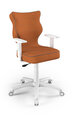 Офисное кресло Entelo Duo FC34 6, оранжевое/белое