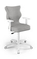 Biuro kėdė Entelo Duo DC18 6, pilka/balta