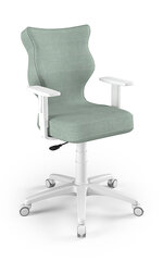 Офисное кресло Entelo Duo DC20 6, зеленое/белое цена и информация | Офисные кресла | pigu.lt