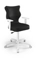 Biuro kėdė Entelo Duo VL01 6, juoda/balta